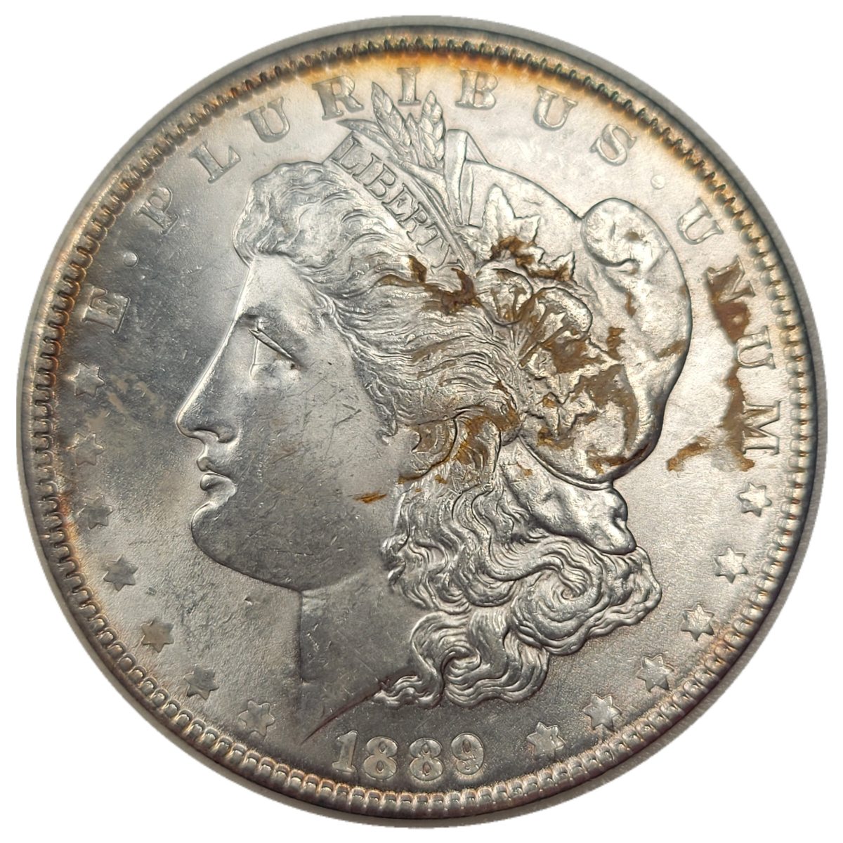 1889-$1-Morgan-Dollar-#12---Gold-Trade-#9-Of-17